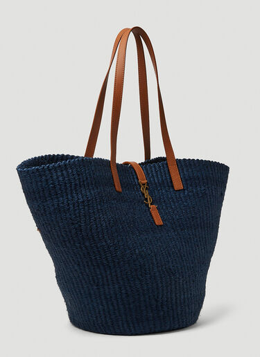 Saint Laurent Panier Medium Tote Bag Blue sla0248063