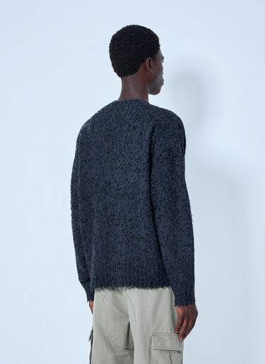 LN-CC® - Stüssy: Textured Cardigan - Navy Stüssy Textured Cardigan Navy sts0164033