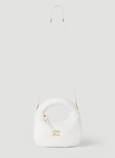 Miu Miu Fluffy Handbag White miu0252041