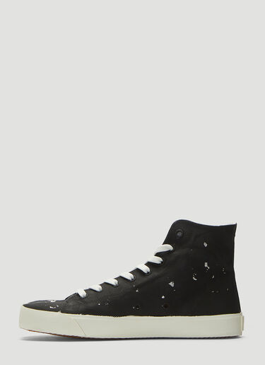 Maison Margiela Painted Tabi Sneakers Black mla0138034