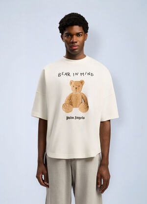 Palm Angels Bear In Mind Over T-shirt White pma0162047
