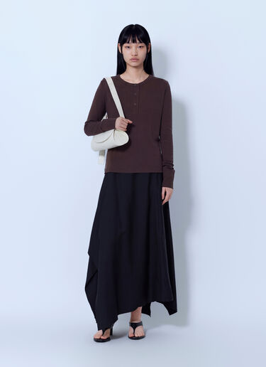 Studio Nicholson Baske Draped Skirt Black stn0265006