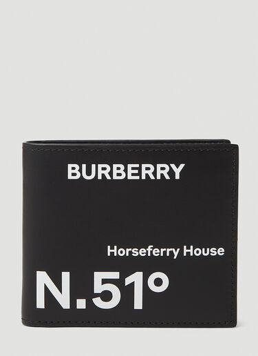 Coordinates Print Wallet Burberry Coordinates Print Wallet Black bur0151099