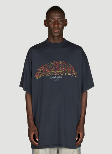 Balenciaga Offshore Oversized T-Shirt Black bal0155017