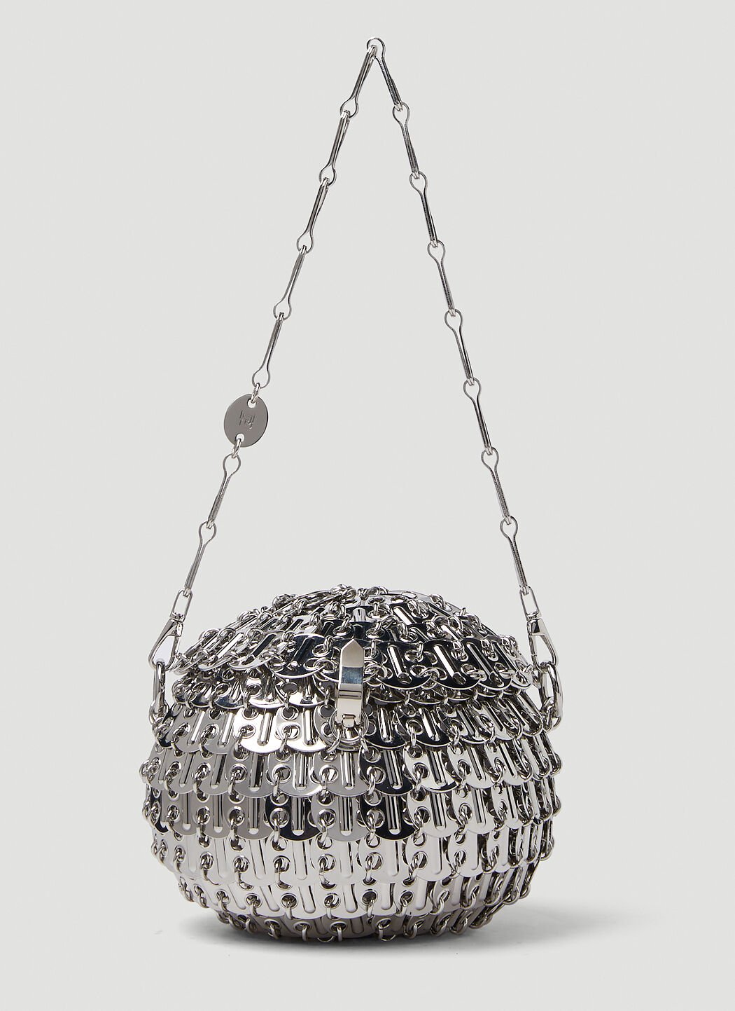 Silver ball bag top