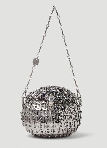 Rabanne 1969 Chainmail Ball Shoulder Bag Silver pac0250047