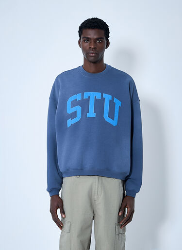 Stüssy 徽标图案运动衫  蓝色 sts0160009