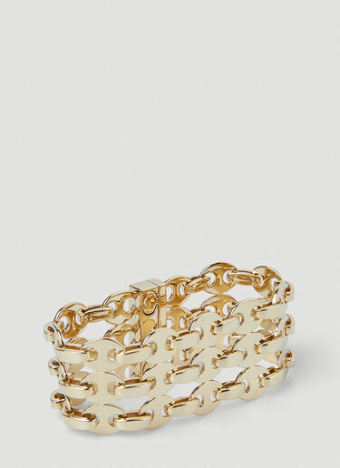 Rabanne Eight Link 3 Rows Bracelet Gold pac0250065