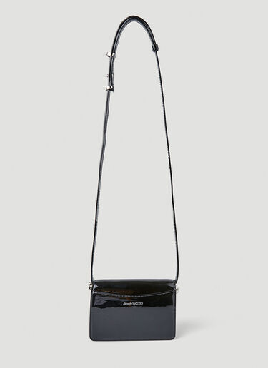 Alexander McQueen Four Ring Mini Chain Bag Black amq0250014