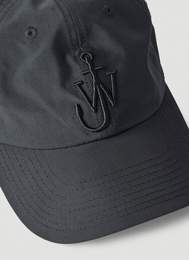 JW Anderson 刺绣徽标棒球帽 黑色 jwa0351014