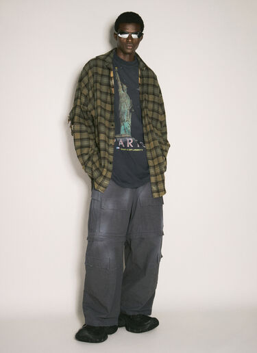 Balenciaga Large Cargo Pants Grey bal0157023