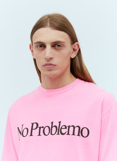 No Problemo Fluoro Tシャツ Aries No Problemo Fluoro Tシャツ ピンク ari0354002