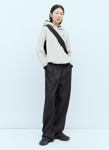 Moncler Grenoble ロゴパッチ フード付きスウェットシャツ ベージュ mog0253019