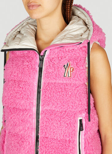 Teddy Down Gilet Moncler Grenoble Teddy Down Gilet Pink mog0253021