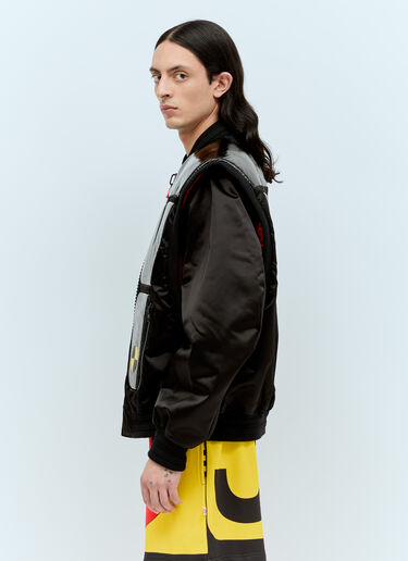 Walter Van Beirendonck Crash Bomber Jacket Black wlt0156001