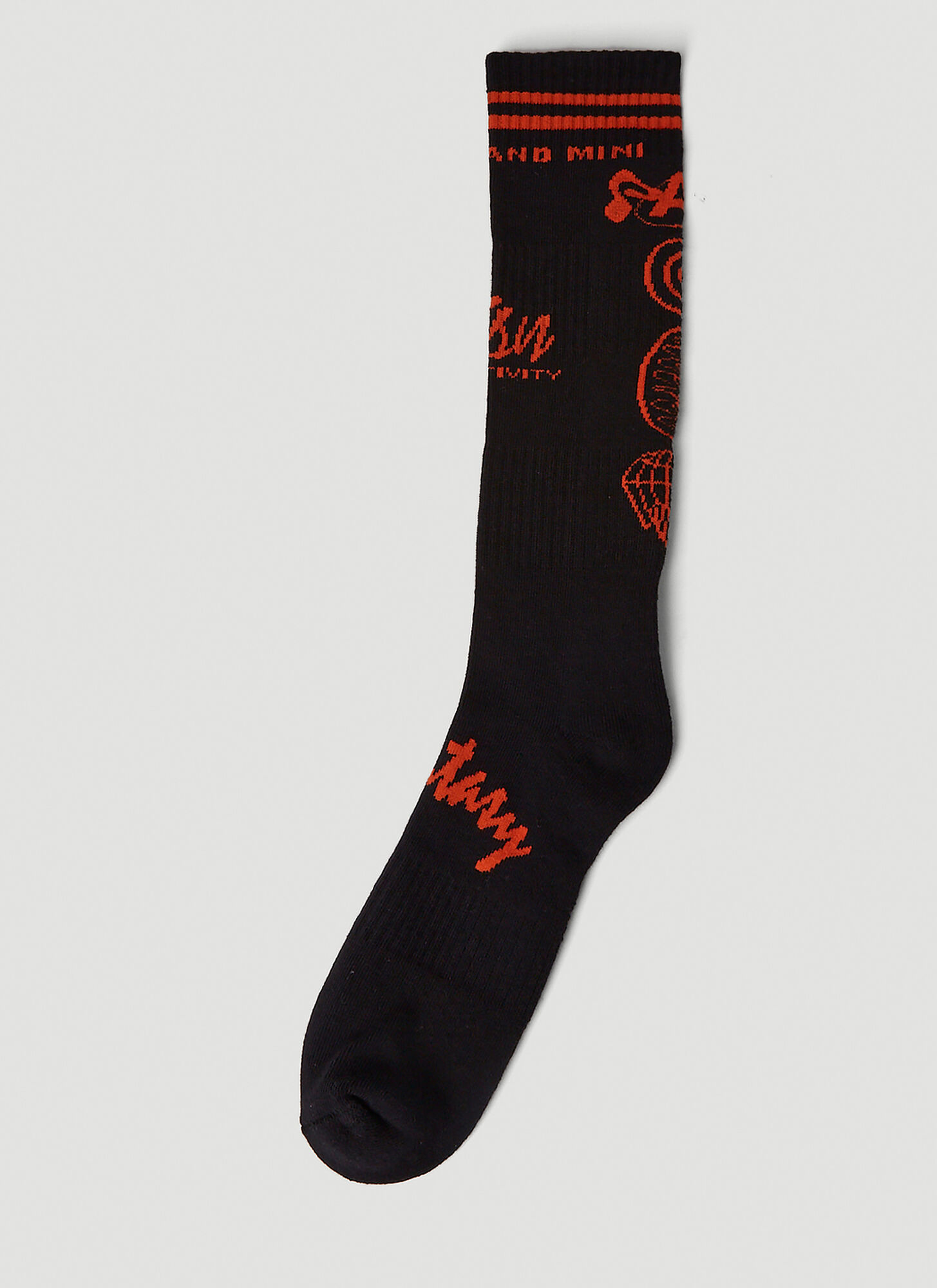 Perks And Mini P.a.m. Logo Socks Male Black