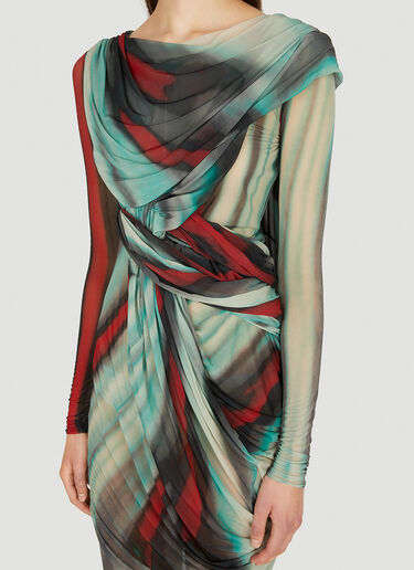 Rick Owens Branch Draped Gown Multicolour ric0250011
