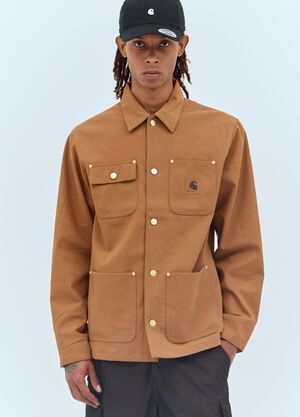 Our Legacy Suede Michigan Jacket Brown our0157020