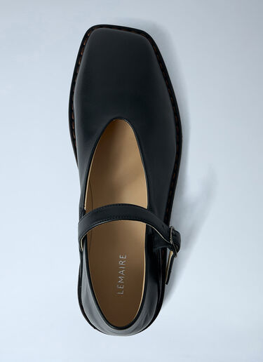 Lemaire Ballerina Shoes Black lem0262015