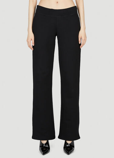 Logo Print Track Pants Mowalola Logo Print Track Pants Black mow0352005