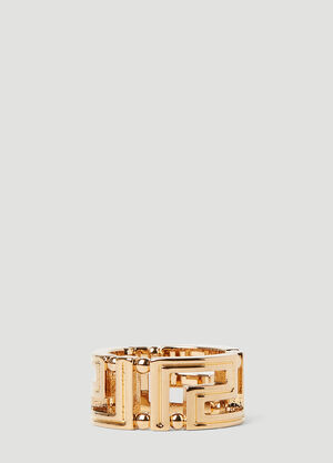 Versace Greca Ring Black ver0250028