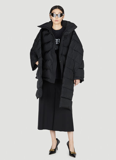 Balenciaga Swing Puffer Jacket Black bal0251004