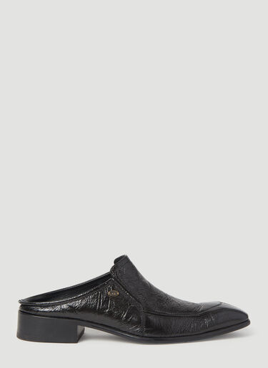 Martine Rose Snout Mule Loafers Black mtr0154014