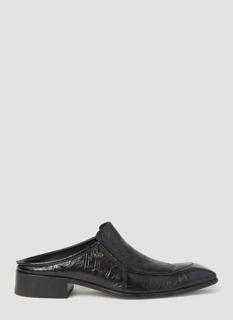 Walter Van Beirendonck Snout Mule Loafers Black wlt0154018