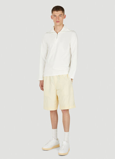 Jil Sander+ ジップフロントトップ ホワイト jsp0149018