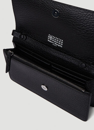 Maison Margiela Four Stitch Large Chain Wallet Black mla0250026