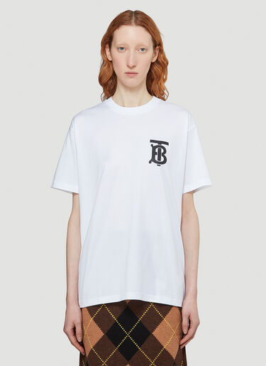 Burberry Emerson TB Monogram T-Shirt White bur0243019