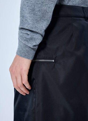 LN-CC® - Prada: Re-Nylon Mini Skirt - Black Prada Re-Nylon Mini Skirt Black pra0266018