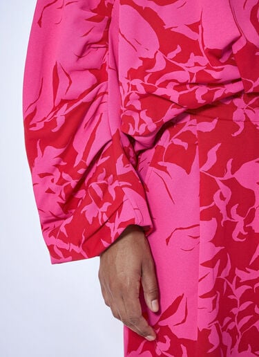 LN-CC® - Dries Van Noten: Draped Sweatshirt - Pink Dries Van Noten Draped Sweatshirt Pink dvn0264014