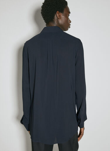Dolce & Gabbana Martini 版型弹力查米尤斯绸缎衬衫 黑色 dol0154004