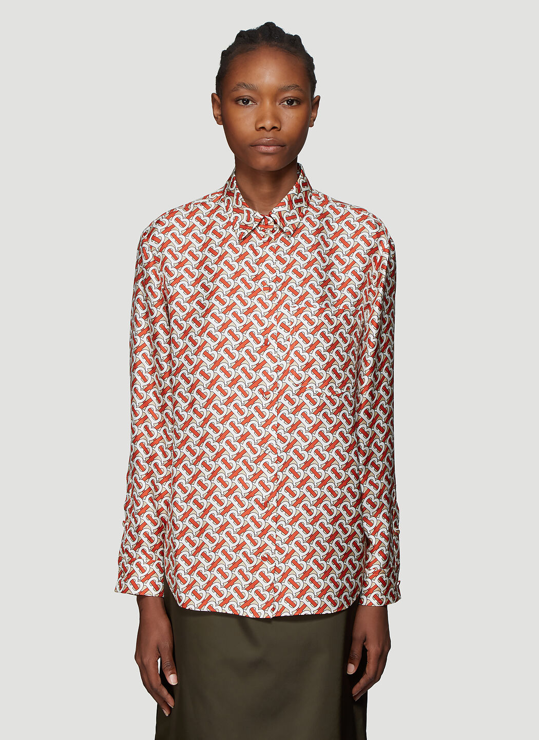 Burberry top monogram shirt