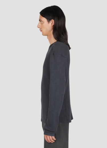 Entire Studios Thermal Long Sleeve T-Shirt Navy ent0153025