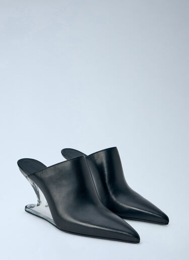 LN-CC® - Rick Owens: Cantilever 8 Sabot Sharp Mules - Black Rick Owens Cantilever 8 Sabot Sharp Mules Black ric0265053