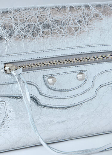 Balenciaga Le City Clutch Silver bal0265025