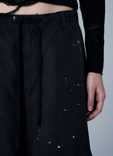 MM6 Maison Margiela Painter Pants Black mmm0260003