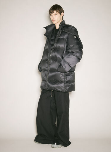 Moncler x Rick Owens Cyclopic 连帽大衣 黑色 mcs0358008