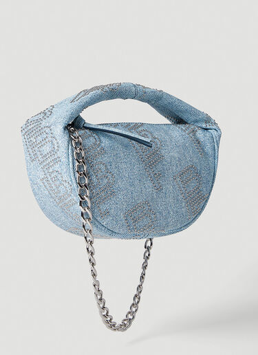 Baby Cush Stud Handbag BY FAR Baby Cush Stud Handbag Light Blue byf0251005