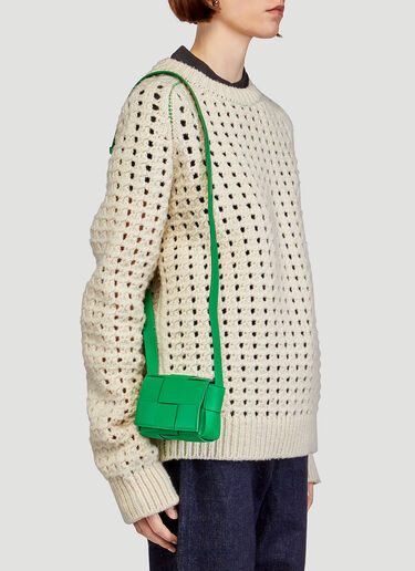 Bottega Veneta Mini Cassette Shoulder Bag Green bov0245071