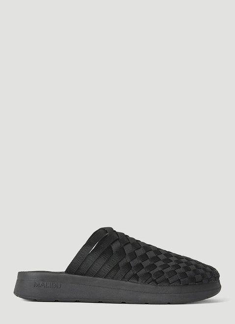 Versace Woven Colony Sandals Black ver0153026