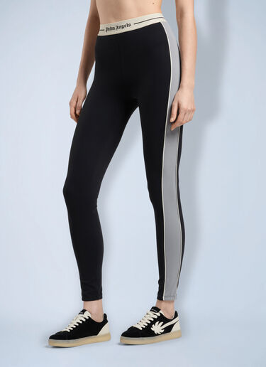 LN-CC® - Palm Angels: Logo Cb Active Leggings - Black Palm Angels Logo Cb Active Leggings Black pma0266229