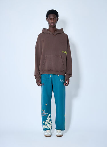 Paly Blank Hooded Sweatshirt Brown pal0160004