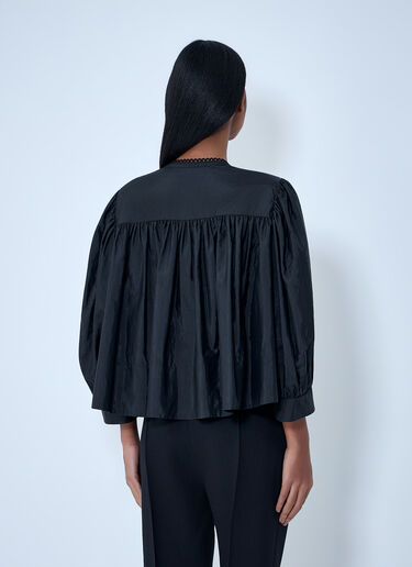 Chloé Ruffled Detail Blouse Black chl0263015