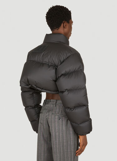 VTMNTS Cropped Puffer Jacket Black vtm0350001
