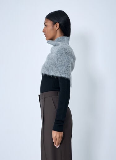 TOTEME Funnel Neck Warmer Grey tot0263090