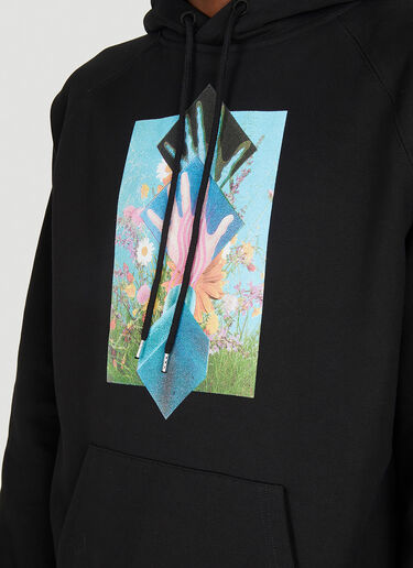 Soulland Poetic Hooded Sweatshirt Black sld0149014