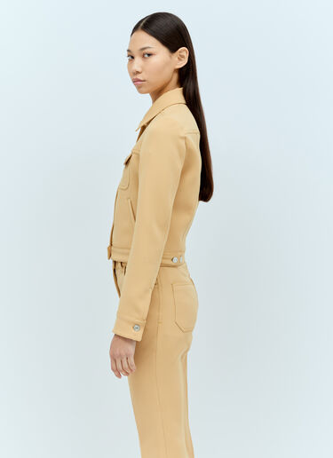 Courrèges 斜纹卡车司机夹克 米色 cou0255002